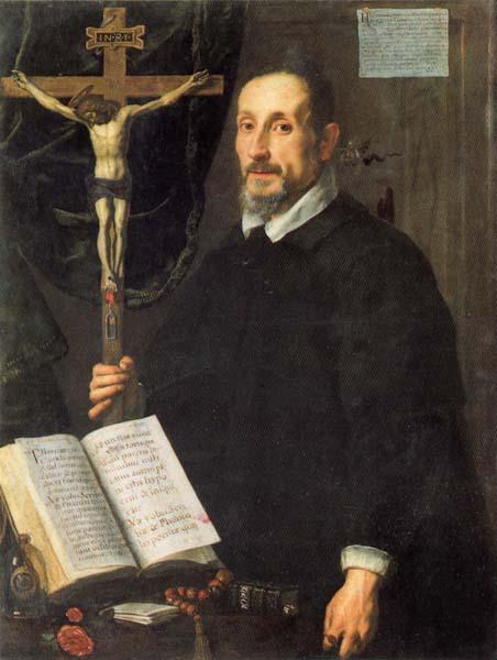 Justus Suttermans Portrait of Canon Pandolfo Ricasoli France oil painting art